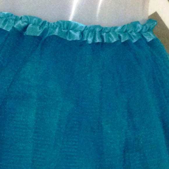NEW IN PACKAGE * Turquoise Ballet Tutu / Dance Skirt Kids * Frozen Princess Elsa - Picture 4 of 4